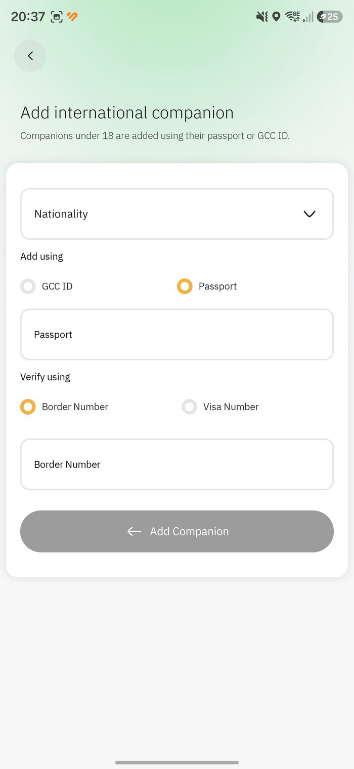 Add international companion